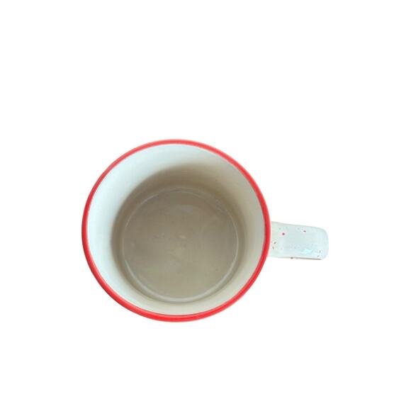 Maker's Mark Bourbon Whiskey Mug Cup Limited Edition Red Speckled - Picture 4 of 6